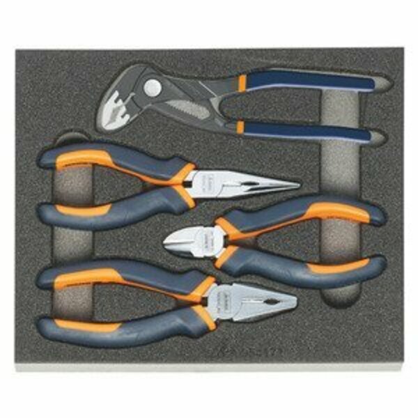 Garant Pliers set in Heavy Duty Foam, 4 Pc 954171 4